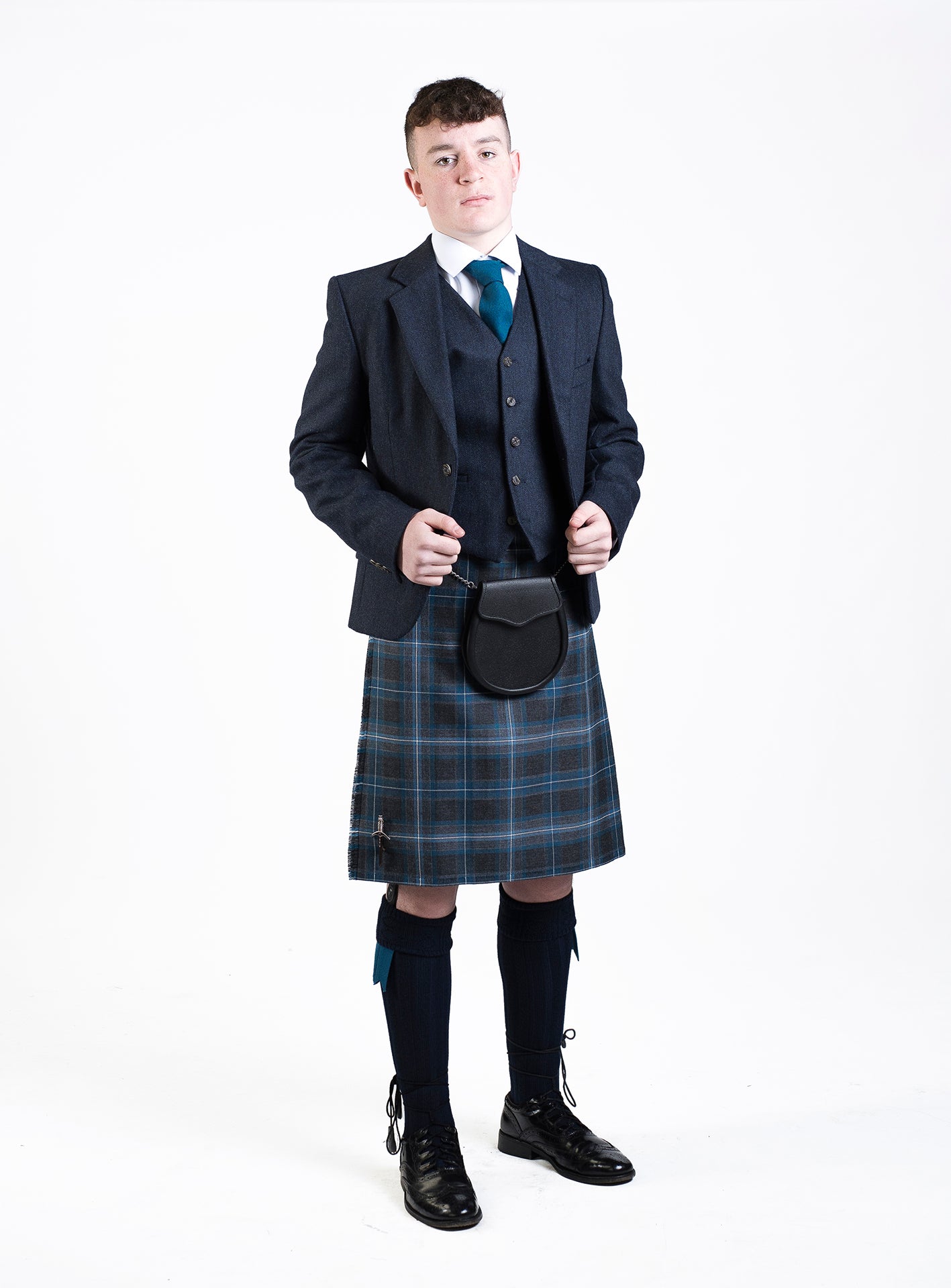 Hebridean Hoolie / Navy Lovat Hire Outfit