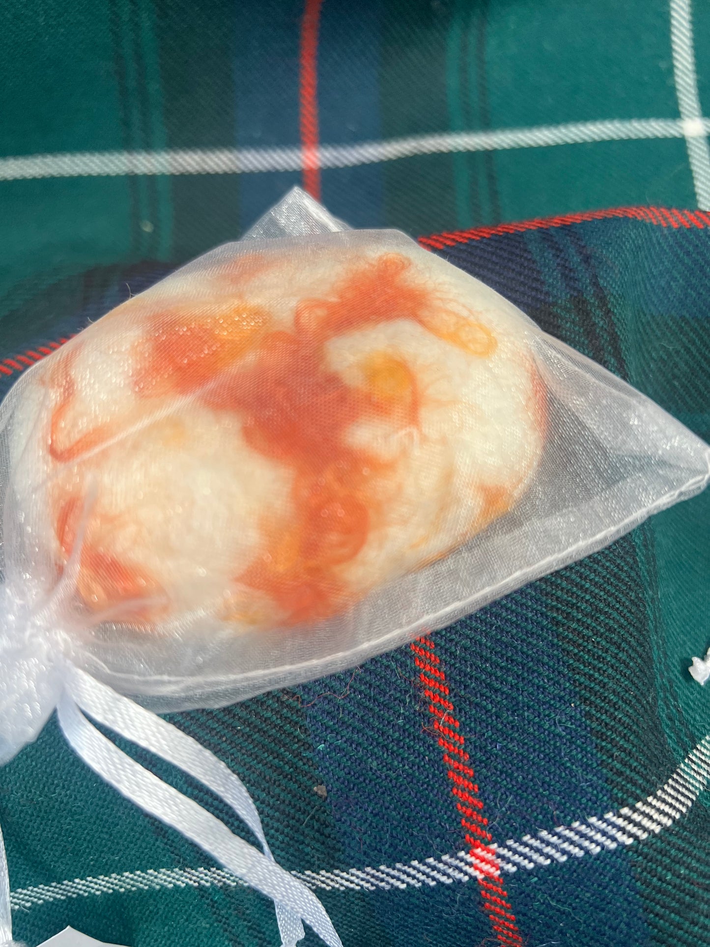 Felted soap bars