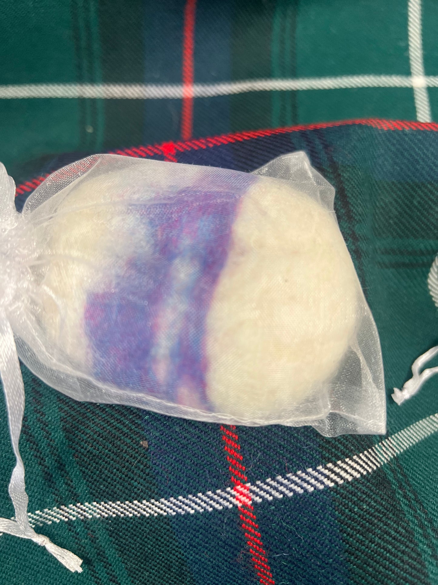 Felted soap bars