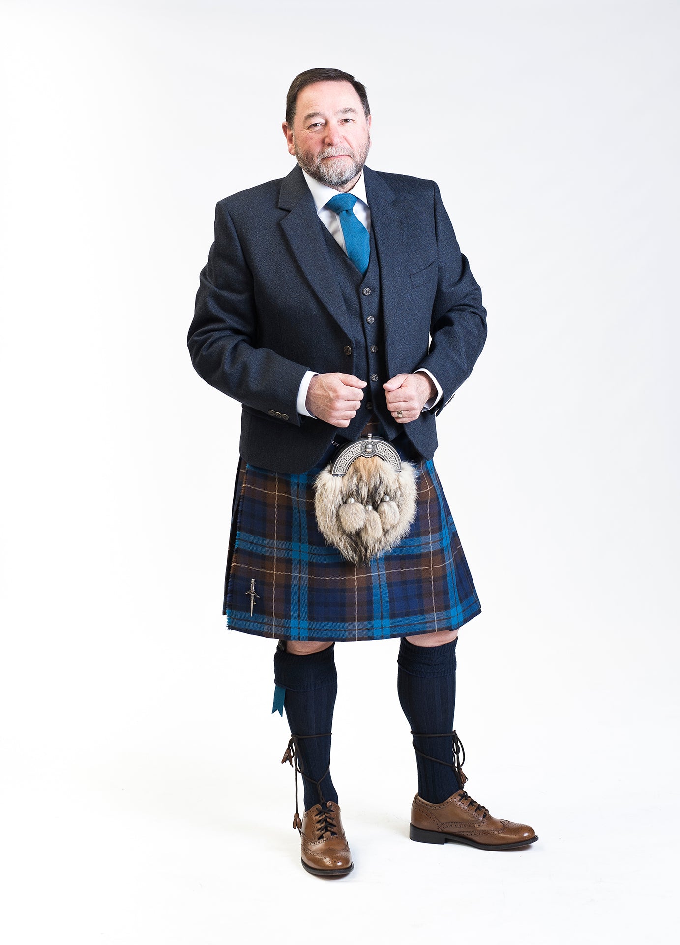 Blue Buchanan / Navy Lovat Hire Outfit