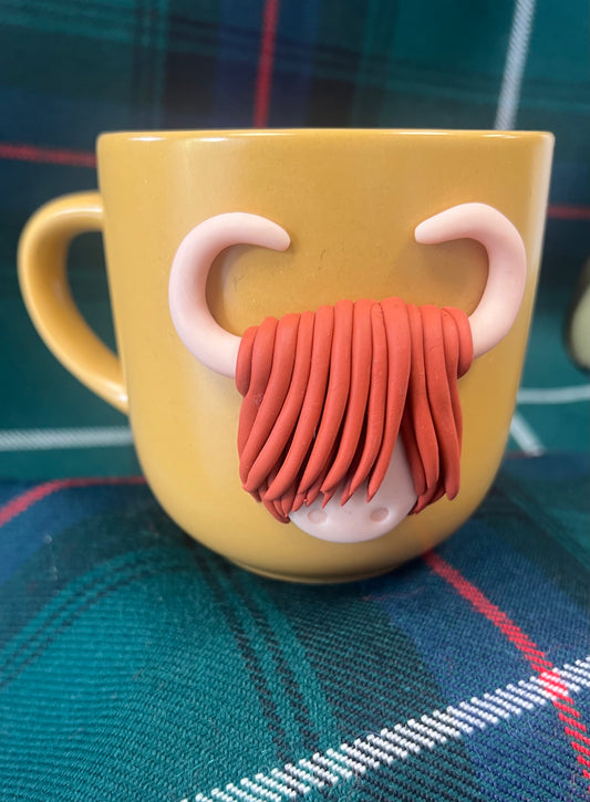 Highland cow mug