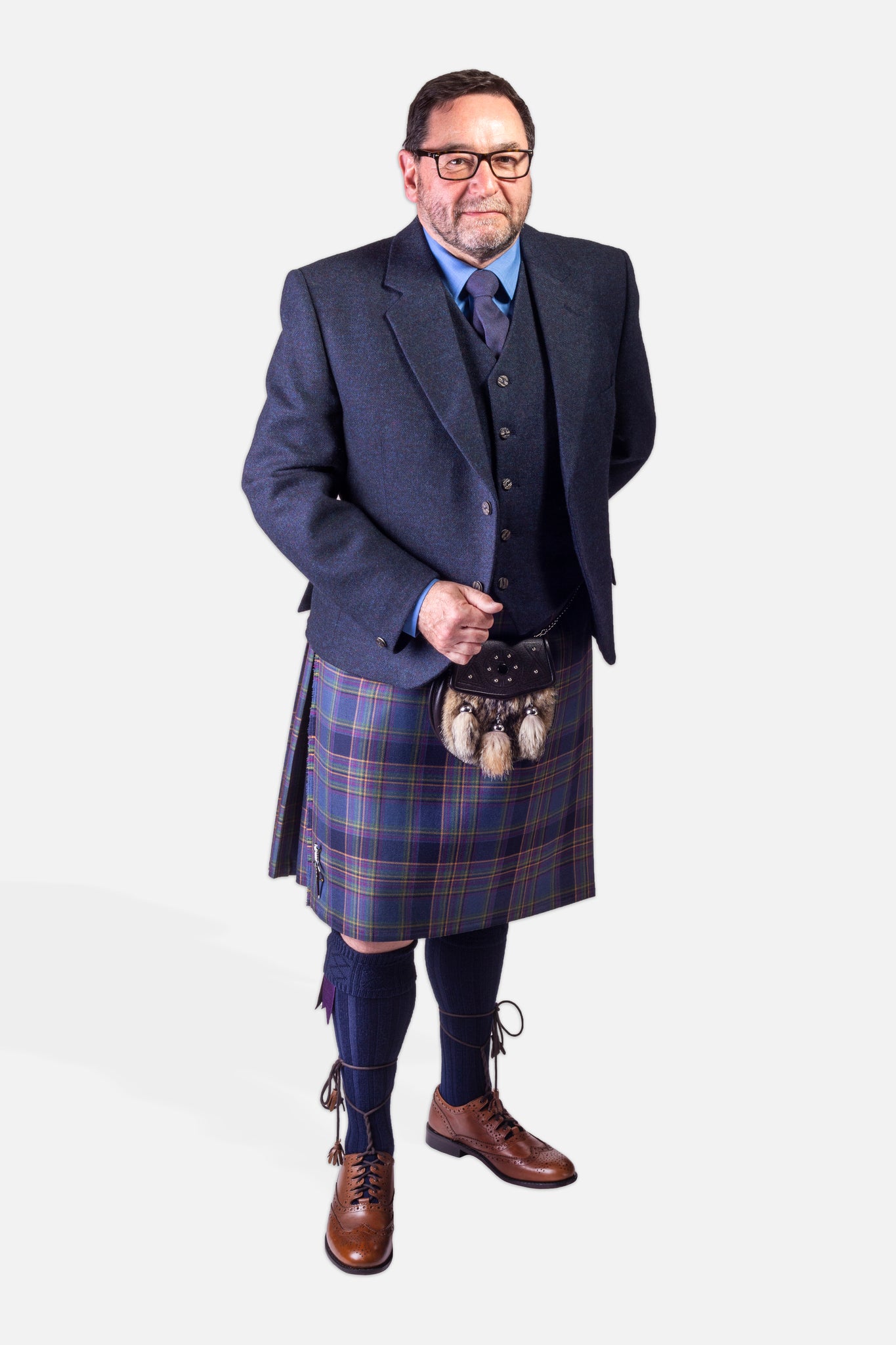 Highland Mist / Navy Lovat Hire Outfit